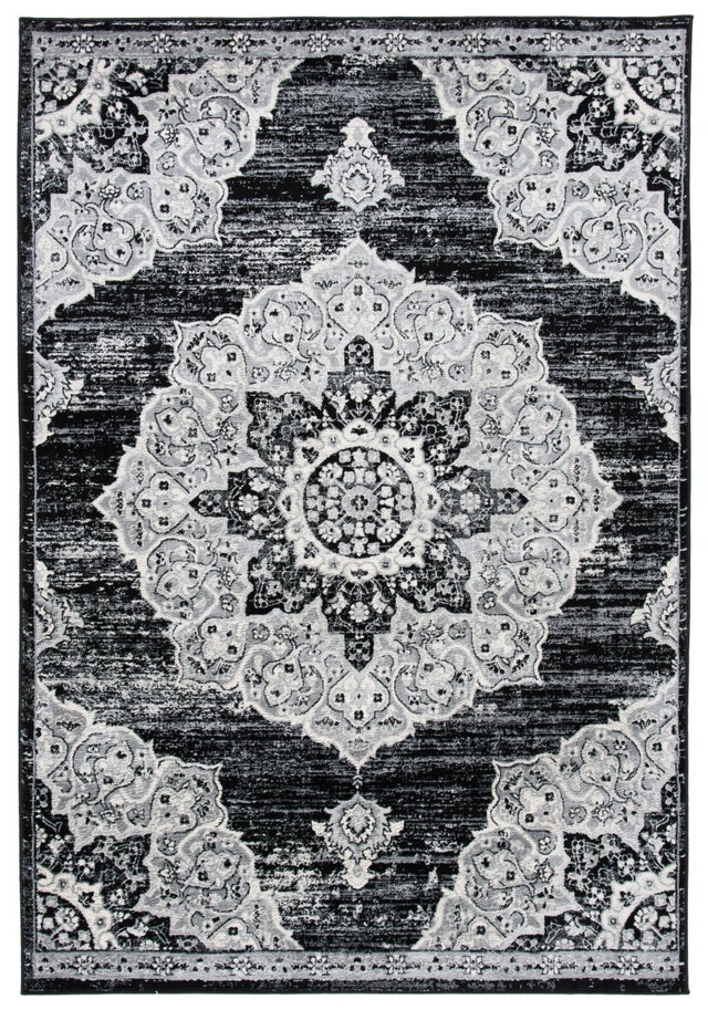 Safavieh Brentwood Bnt802Z Black/Grey Rug.