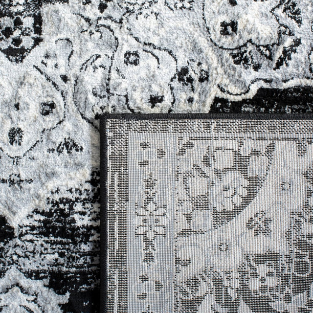 Safavieh Brentwood Bnt802Z Black/Grey Rug.