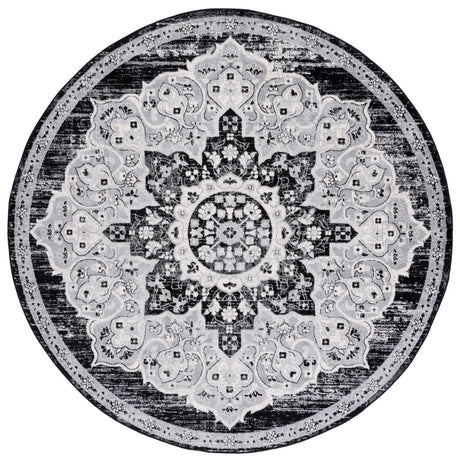 Safavieh Brentwood Bnt802Z Black/Grey Rug.