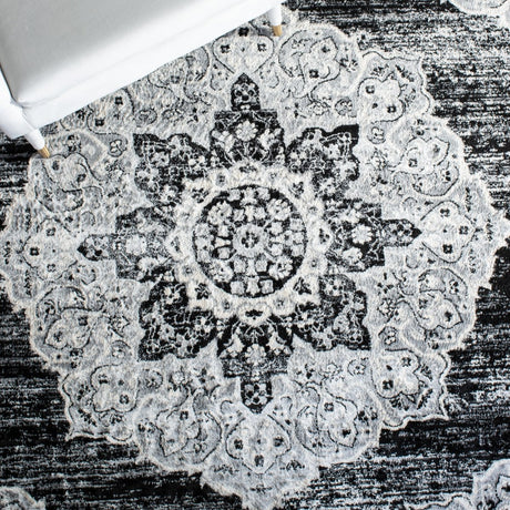 Safavieh Brentwood Bnt802Z Black/Grey Rug.