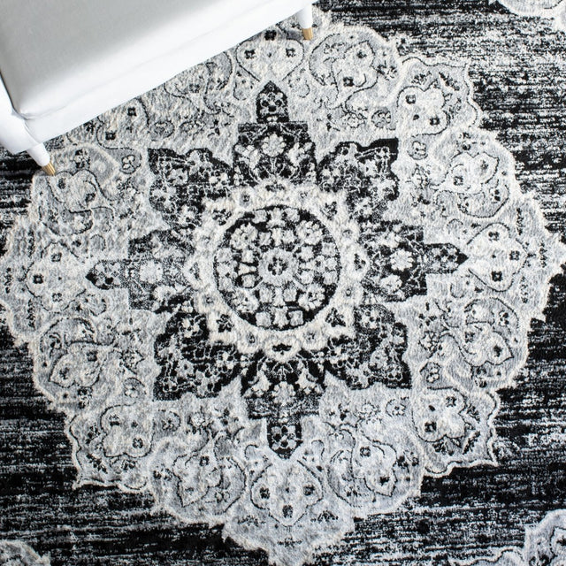 Safavieh Brentwood Bnt802Z Black/Grey Rug.