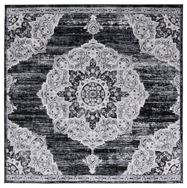 Safavieh Brentwood Bnt802Z Black/Grey Rug.