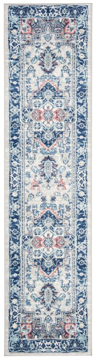 Safavieh Brentwood Bnt811G Light Grey/Blue Rugs.