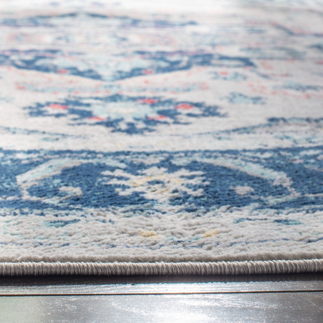 Safavieh Brentwood Bnt811G Light Grey/Blue Rugs.