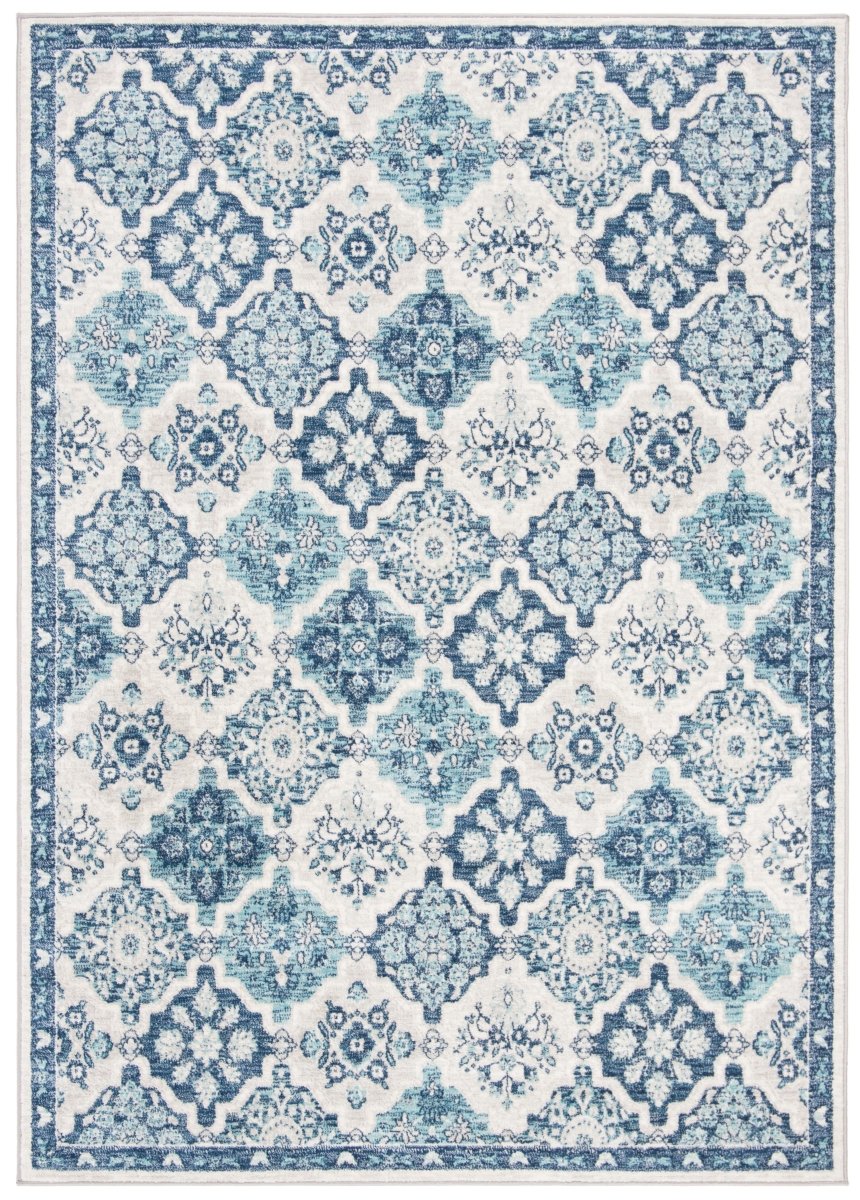 Safavieh Brentwood Bnt815M Navy/Grey Rugs.