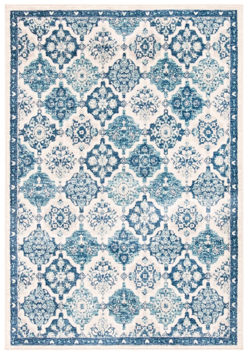 Safavieh Brentwood Bnt815M Navy/Grey Rugs.