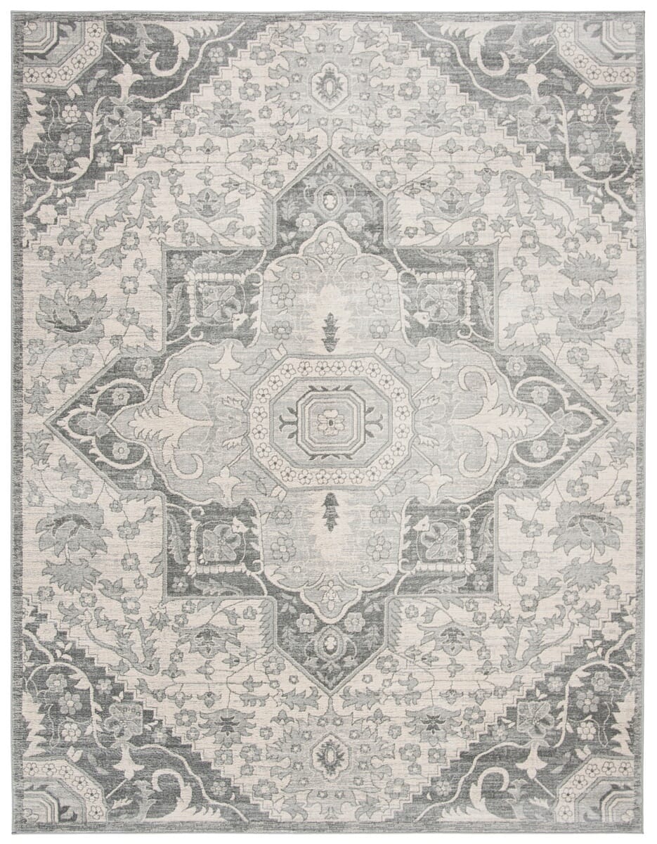 Safavieh Brentwood Bnt816B Grey/Cream Rug.