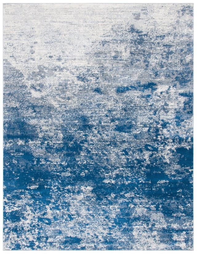 Safavieh Brentwood Bnt822G Grey/Navy Rug.
