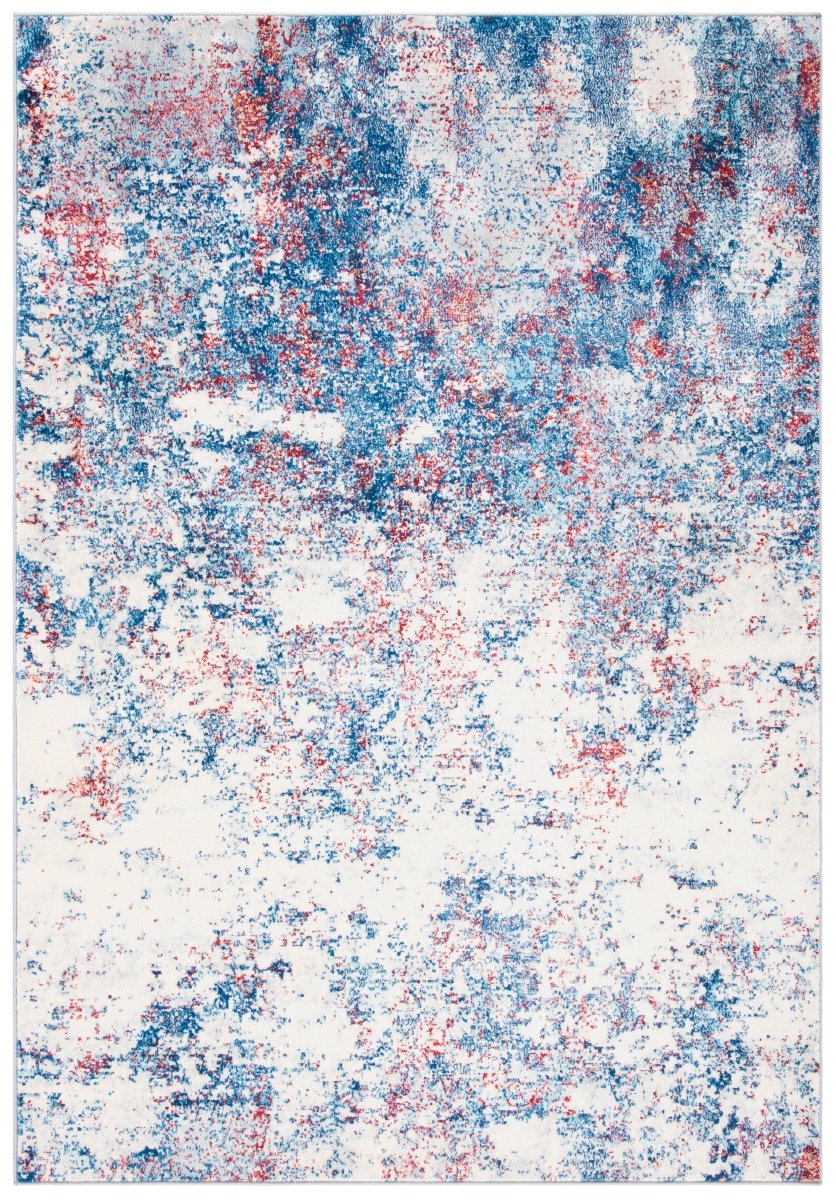 Safavieh Brentwood Bnt822N Navy/Red Rugs.