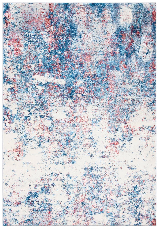 Safavieh Brentwood Bnt822N Navy/Red Rugs.