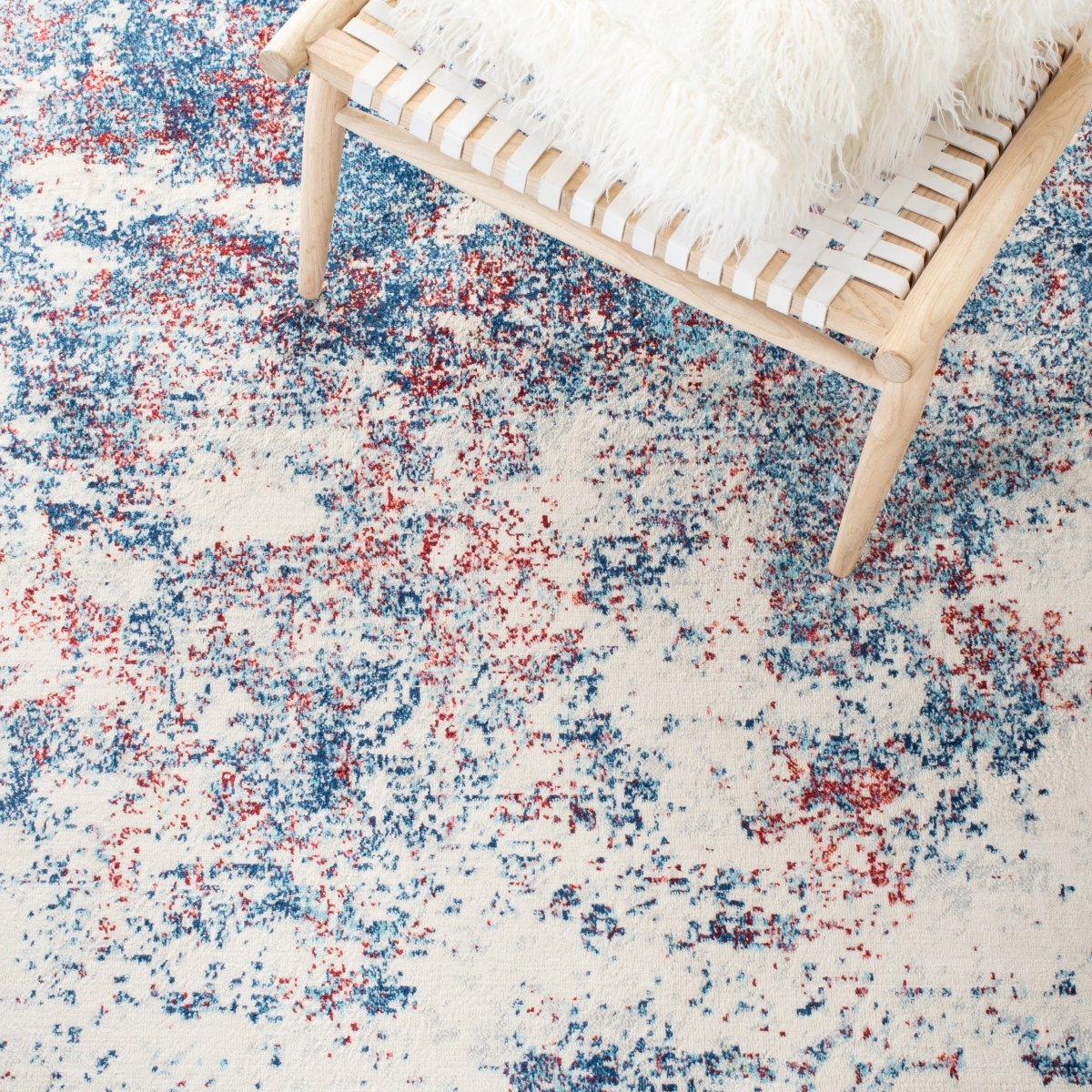 Safavieh Brentwood Bnt822N Navy/Red Rugs.
