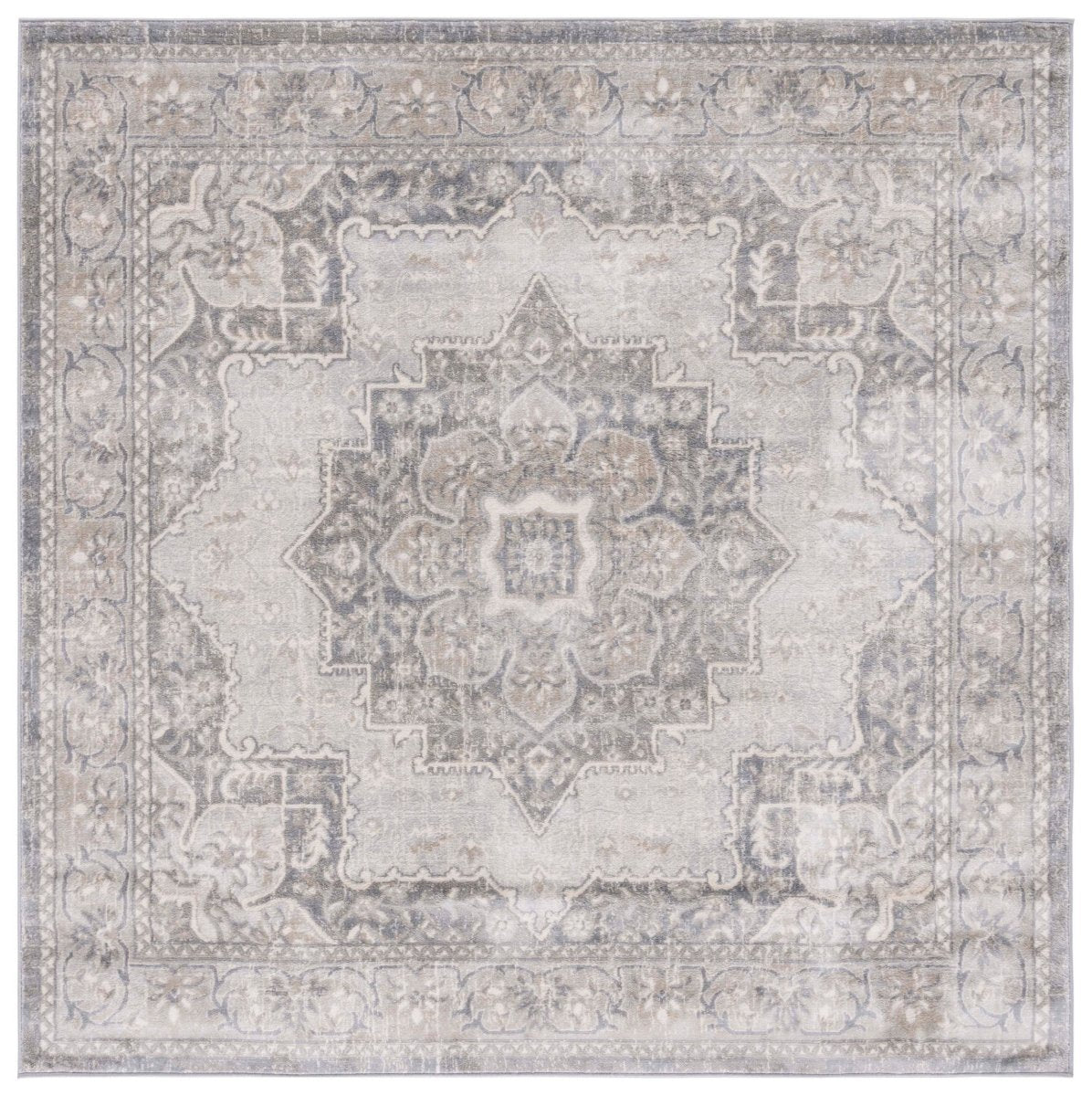 Safavieh Brentwood Bnt826F Grey/Light Grey Rug.