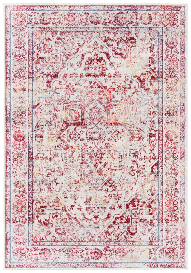 Safavieh Brentwood Bnt832C Ivory/Red Rugs.