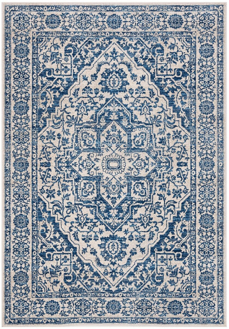 Safavieh Brentwood Bnt832M Navy/Light Grey Rug.