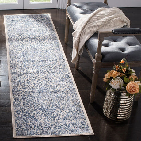 Safavieh Brentwood Bnt832M Navy/Light Grey Rug.