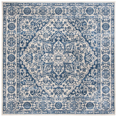 Safavieh Brentwood Bnt832M Navy/Light Grey Rug.