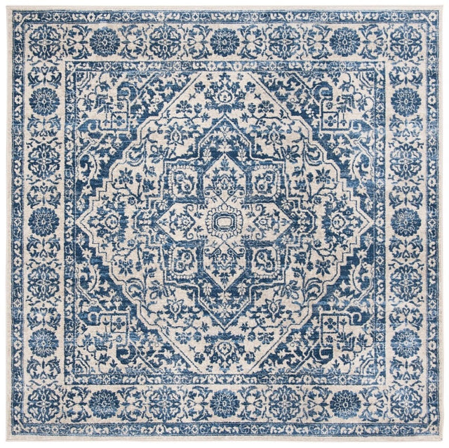 Safavieh Brentwood Bnt832M Navy/Light Grey Rug.