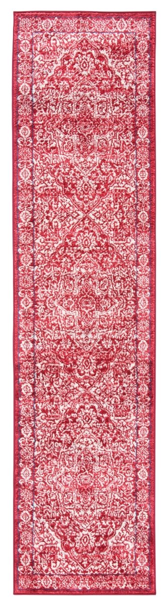 Safavieh Brentwood Bnt832Q Red/Ivory Rugs.