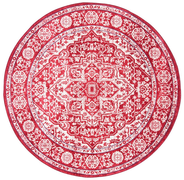 Safavieh Brentwood Bnt832Q Red/Ivory Rugs.