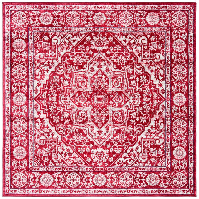 Safavieh Brentwood Bnt832Q Red/Ivory Rugs.