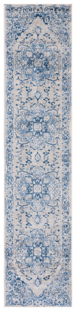 Safavieh Brentwood Bnt837M Blue/Ivory Rug.