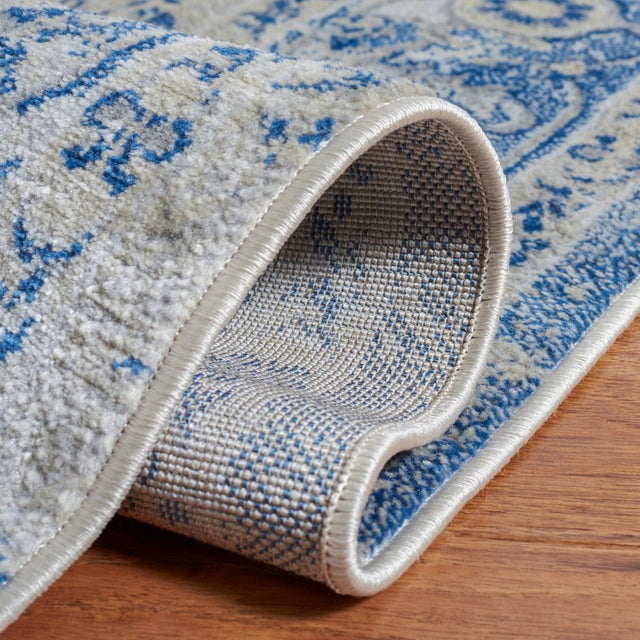 Safavieh Brentwood Bnt837M Blue/Ivory Rug.