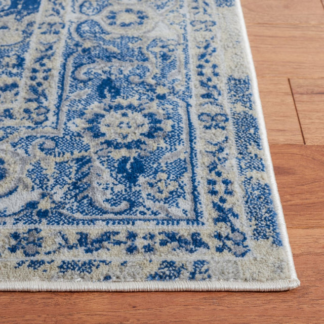 Safavieh Brentwood Bnt837M Blue/Ivory Rug.