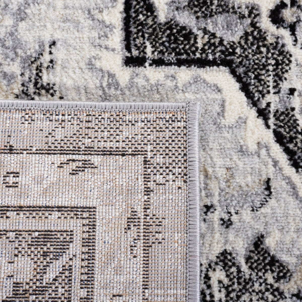 Safavieh Brentwood Bnt837Z Black/Ivory Rug.