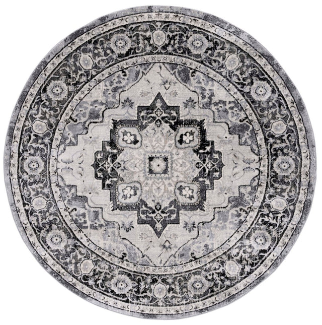 Safavieh Brentwood Bnt837Z Black/Ivory Rug.