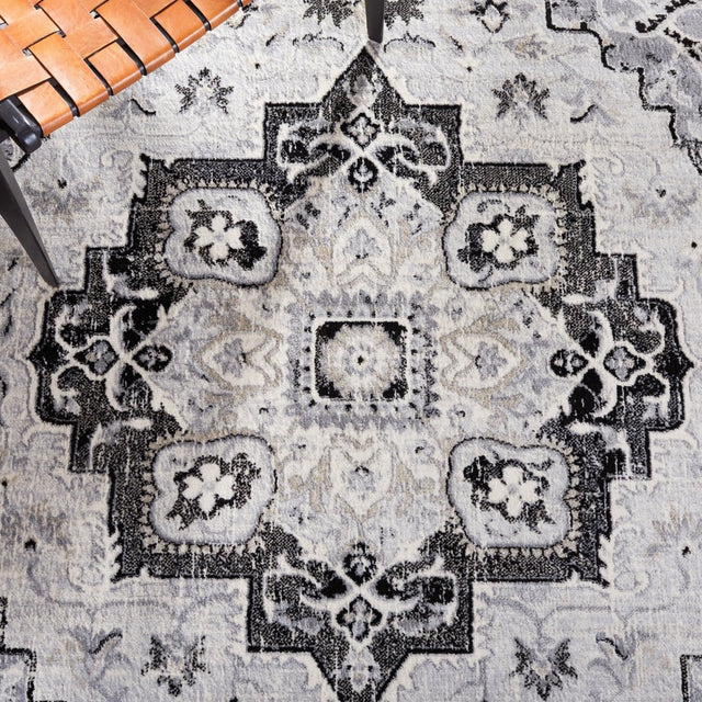 Safavieh Brentwood Bnt837Z Black/Ivory Rug.