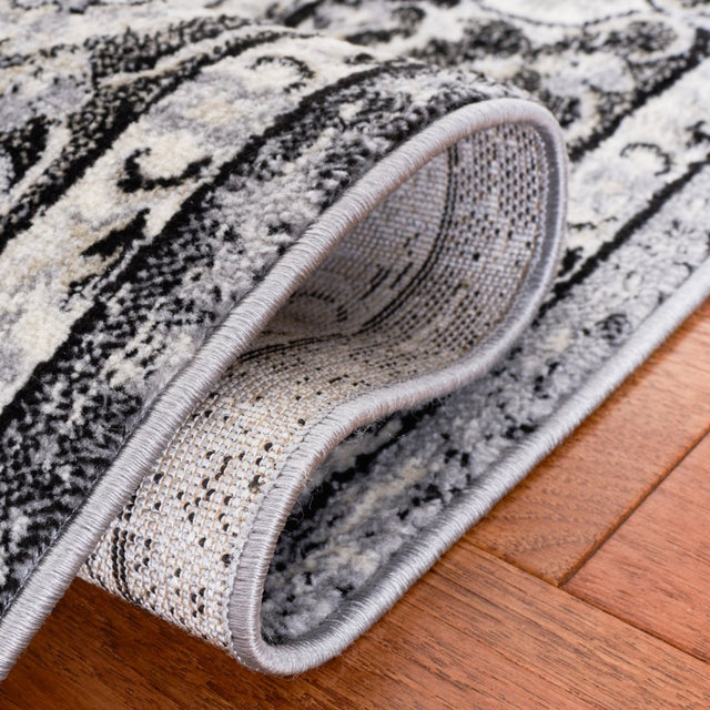 Safavieh Brentwood Bnt837Z Black/Ivory Rug.