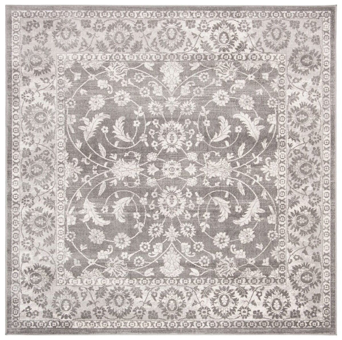 Safavieh Brentwood Bnt844B Cream/Grey Rug.