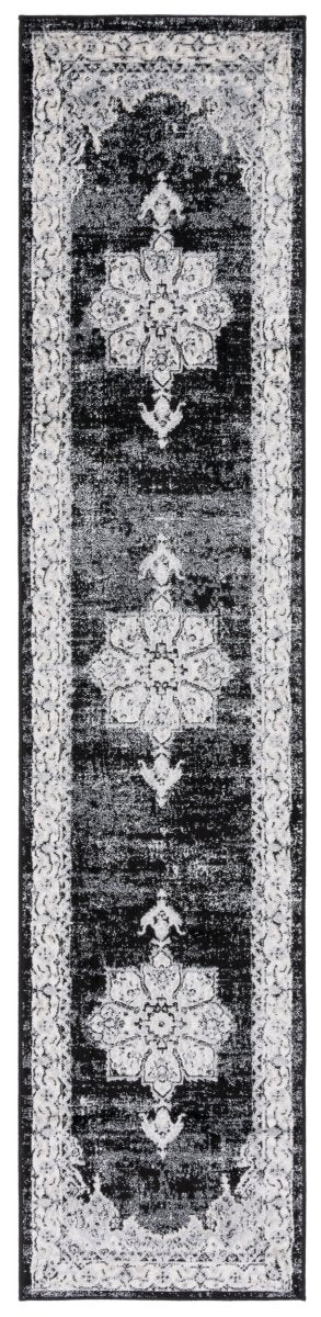 Safavieh Brentwood Bnt847A Ivory/Black Rug.