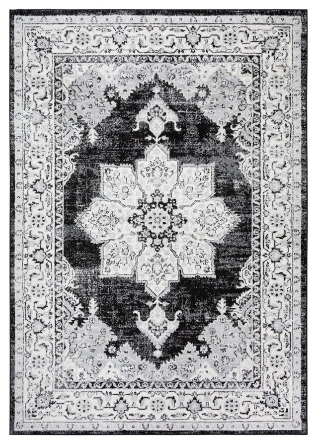 Safavieh Brentwood Bnt847A Ivory/Black Rug.