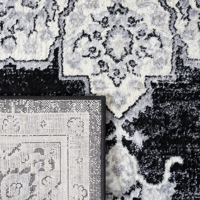 Safavieh Brentwood Bnt847A Ivory/Black Rug.