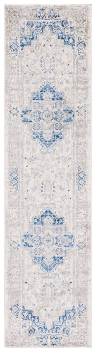 Safavieh Brentwood Bnt851A Ivory/Blue Rug.