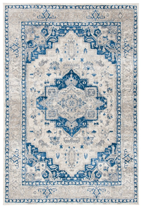 Safavieh Brentwood Bnt851A Ivory/Blue Rug.