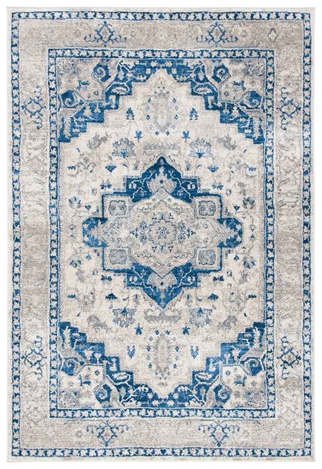 Safavieh Brentwood Bnt851A Ivory/Blue Rug.