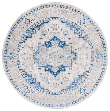 Safavieh Brentwood Bnt851A Ivory/Blue Rug.