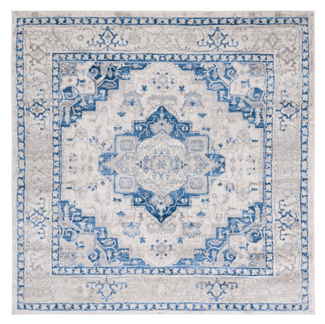 Safavieh Brentwood Bnt851A Ivory/Blue Rug.