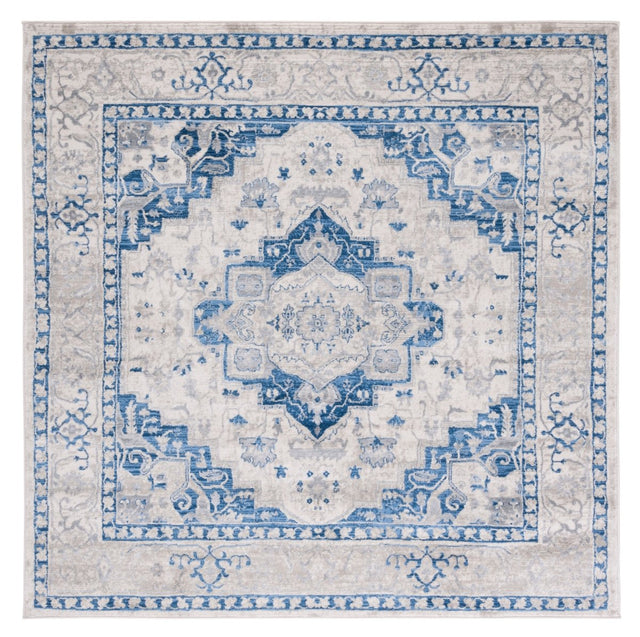 Safavieh Brentwood Bnt851A Ivory/Blue Rug.
