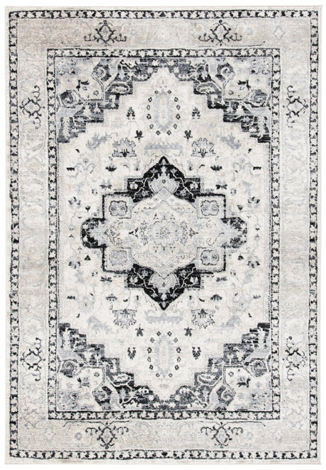 Safavieh Brentwood Bnt851C Ivory/Black Rug.