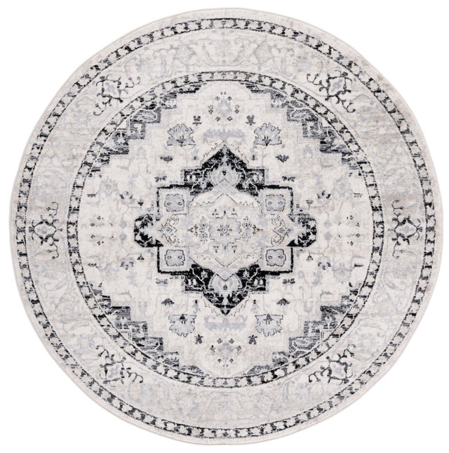 Safavieh Brentwood Bnt851C Ivory/Black Rug.