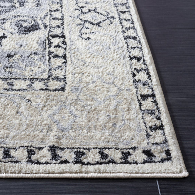 Safavieh Brentwood Bnt851C Ivory/Black Rug.