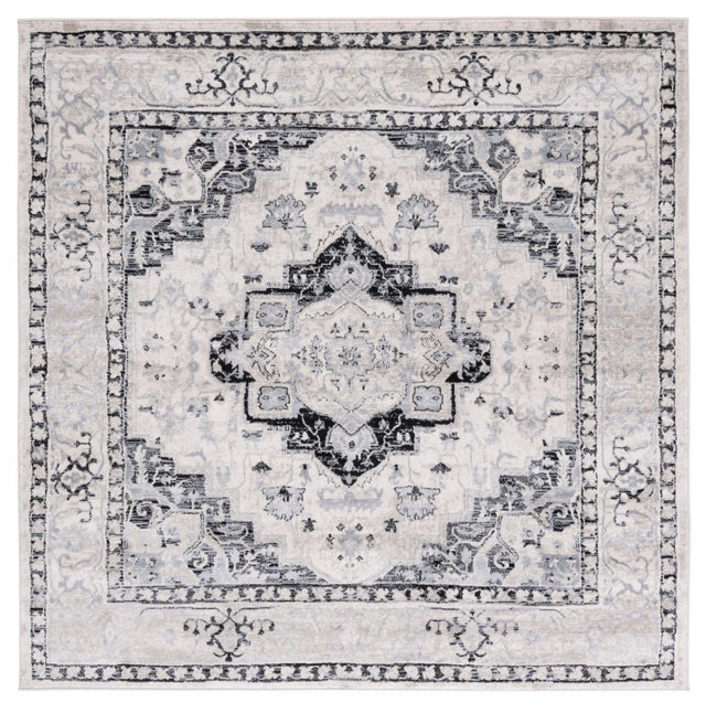 Safavieh Brentwood Bnt851C Ivory/Black Rug.