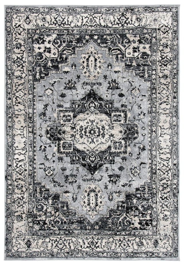 Safavieh Brentwood Bnt851H Grey/Black Rug.