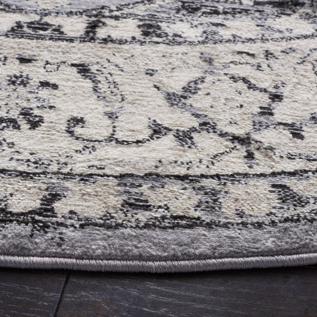 Safavieh Brentwood Bnt851H Grey/Black Rug.