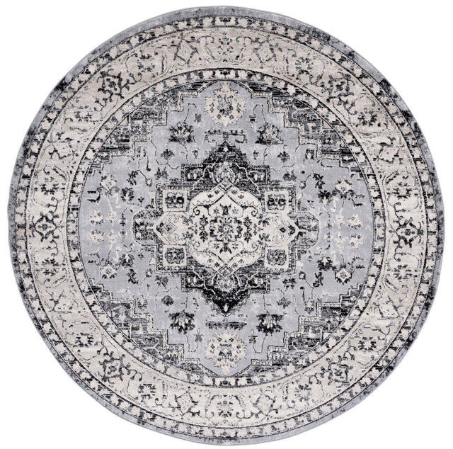 Safavieh Brentwood Bnt851H Grey/Black Rug.