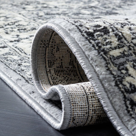 Safavieh Brentwood Bnt851H Grey/Black Rug.