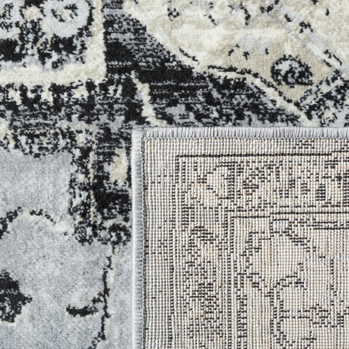 Safavieh Brentwood Bnt851H Grey/Black Rug.